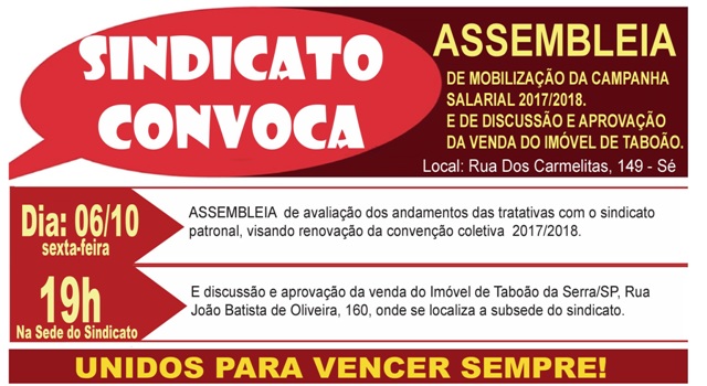 chamada assembleia