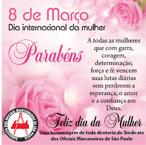 8 de março: dia internacional da mulher!