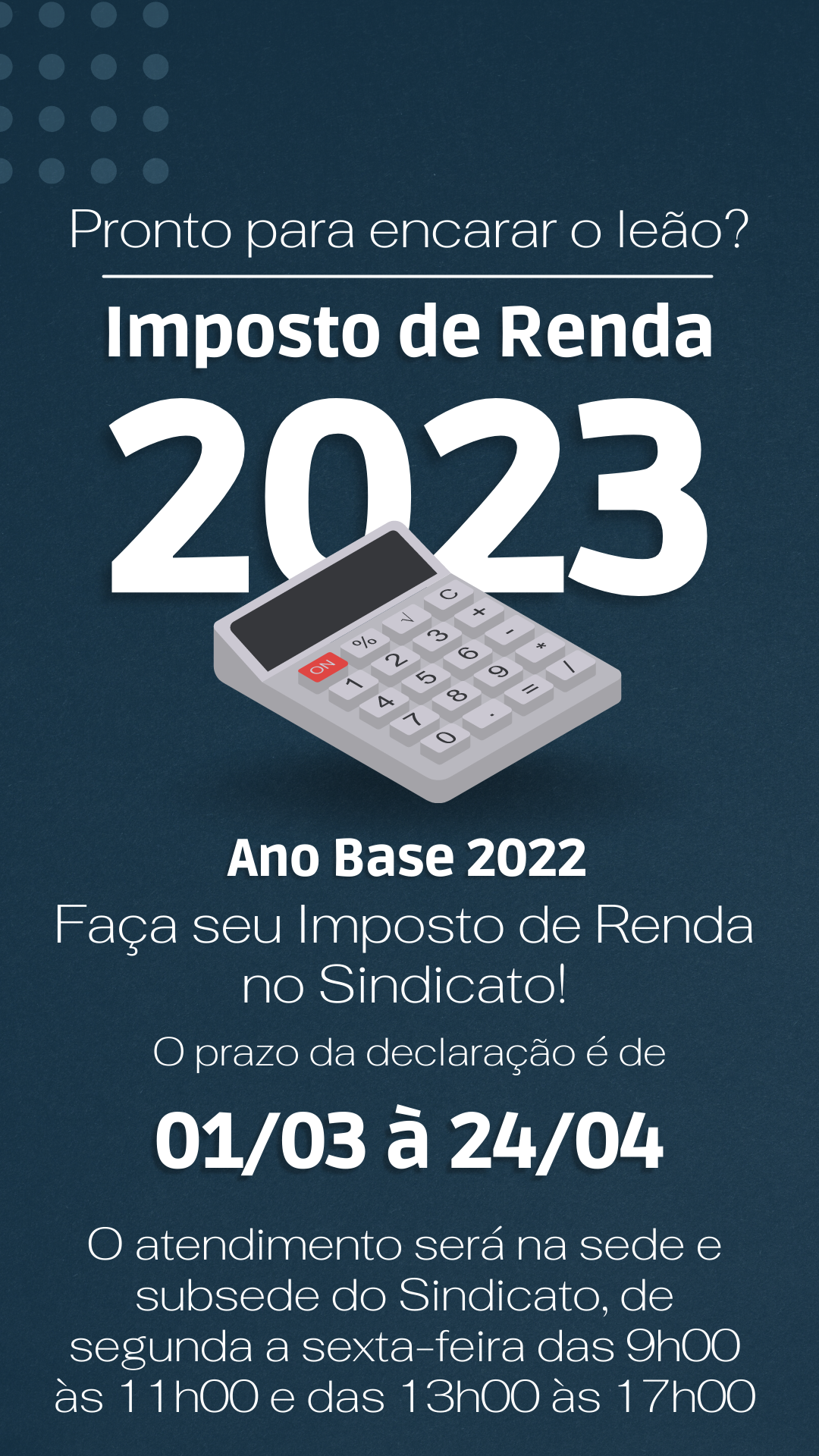 azul declaracao de imposto de renda 2022 story para instagram