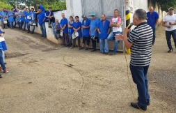 Assembleia de PLR com os trabalhadores da empresa Lafer - 18 de fevereiro de 2019