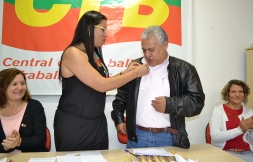 Diretora do Sindicato é empossada para Sec. da Mulher na CTB estadual 30/07/2015